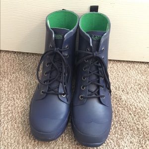 Ralph Lauren Mikenna-Bo-Rai Navy Rain Boote